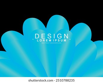 Abstract gradient poster background. Minimalist style cover template with dynamic perspective 3d geometric prism shape. Ideal design for social media, covers, banners, flyers, etc.