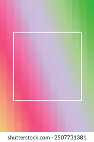 Abstract gradient poster background vector set. Minimalist style cover template with vibrant perspective 3d geometric prism shapes collection. Ideal design for social media, cover, banner, flyer.