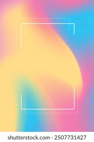 Abstract gradient poster background vector set. Minimalist style cover template with vibrant perspective 3d geometric prism shapes collection. Ideal design for social media, cover, banner, flyer.