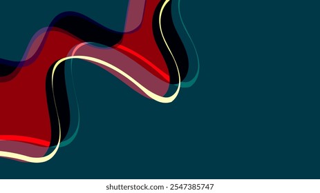 Abstract gradient poster background vector. style cover template with vibrant perspective geometric prism shape. Ideal design for social media, cover, banner