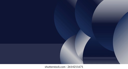 Abstract gradient poster background vector set. Minimalist style cover template with vibrant perspective 3d geometric prism shapes collection art. 