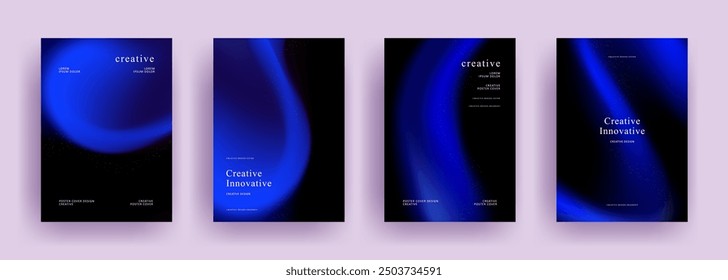 Abstract gradient poster template. Modern Covers Design. Mesh gradient background design. Trendy front page design for Banner, Poster, Flyer, Invitation and Annual Report