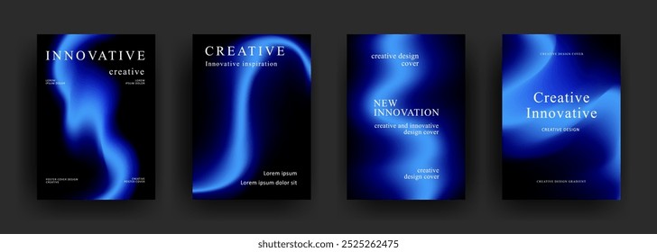 Abstract gradient poster template. Modern Covers Design. Mesh gradient background design. Trendy front page design for Banner, Poster, Flyer, Invitation and Annual Report