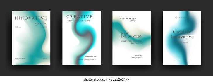 Abstract gradient poster template. Modern Covers Design. Mesh gradient background design. Trendy front page design for Banner, Poster, Flyer, Invitation and Annual Report