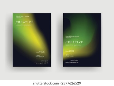 Abstract gradient poster template. Modern Covers Design. fluid gradient background design. Trendy front page design for Banner, Poster, Flyer, Invitation and Annual Report