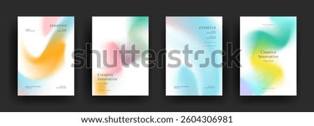 Abstract gradient poster template. Modern Covers Design. Mesh gradient background design. Trendy front page design for Banner, Poster, Flyer, Invitation and Annual Report