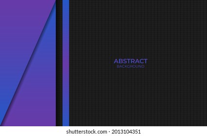 Abstract Gradient Purple Blue Background Design Style