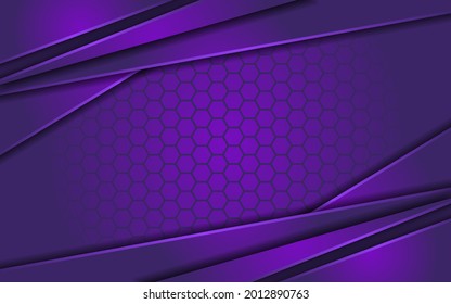 
Abstrakter Farbverlauf-violetter Hintergrund mit sechseckiger Textur