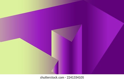 degradado abstracto púrpura letra de forma fondo de formas