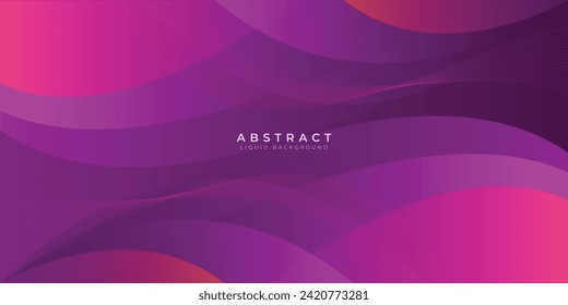 Abstract Gradient purple liquid background. Modern background design