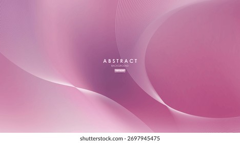 abstrakter Farbverlauf in violetter und weißer Farbe mit Linien.  geometrischer Netzhintergrund.