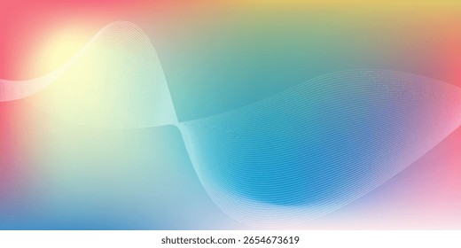 Color Abstractas del arco iris del gradiente o fondo colorido claro. EPS 10