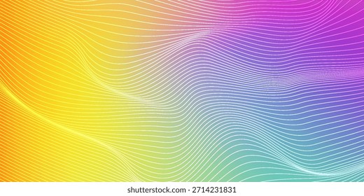 Abstractas colores del arco iris degradado o fondo de color claro con lujosa textura de línea premium.