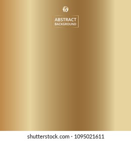 Abstract of gradient realistic gold color background. Illustration vector eps10