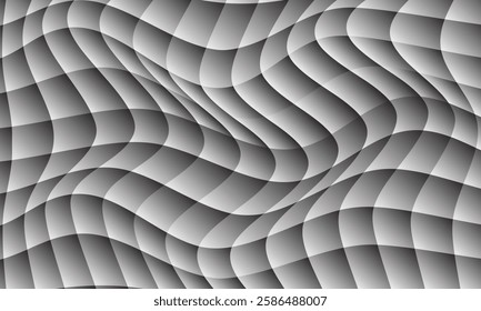 abstract gradient rectangle wave pattern can be used background.