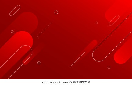 Abstract gradient red background. Vector illustration
