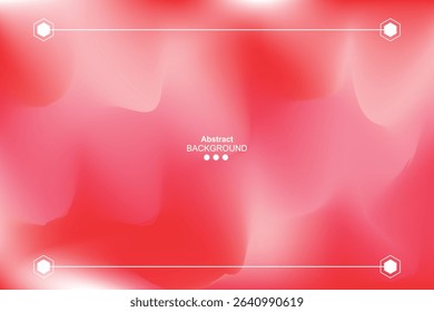Abstract  gradient red color background design. Modern design template for web cover, ad banner, social media  header, presentation.