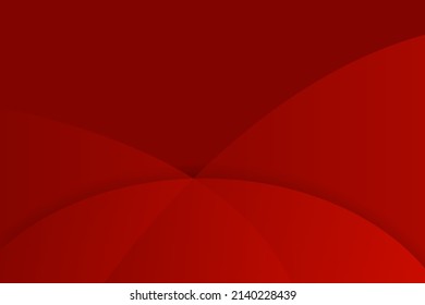 Abstract gradient red color curve wave design background template. Modern soft vector graphic illustration for card, wallpaper, brochure, magazine, cover, screen.