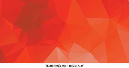 Fondo geométrico rojo de gradiente abstracto