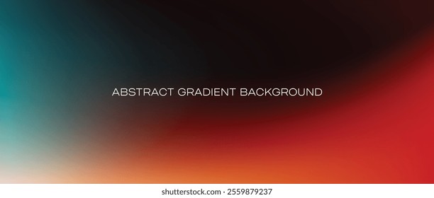 Abstract Gradient in Red Orange Black on Warm Tones for web banner