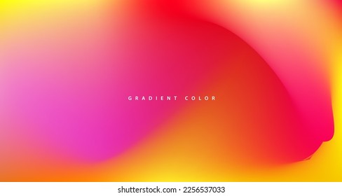 Abstract gradient red and orange color background vector