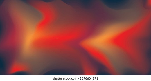 Gradiente Abstractas de Colores rojos, naranjas y azul oscuro, T lisa