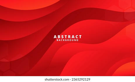 Resumen Fondo líquido degradado rojo anaranjado. Diseño de fondo moderno. Ondas dinámicas. Composición de formas fluidas.  Apto para sitio web, banners, folletos, afiches