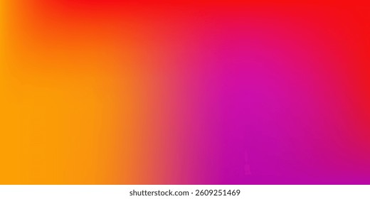 Abstract gradient red orange and pink soft colorful background. Modern horizontal design for mobile app.eps10