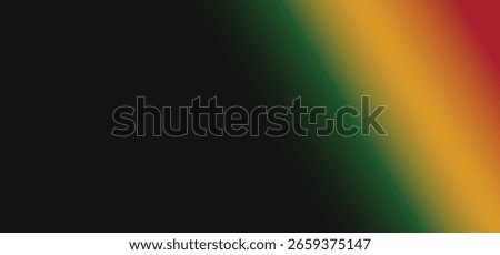 Abstract gradient of red, yellow and green background good for black history month, Juneteenth  and kwanzaa