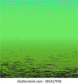 Abstract gradient sea imitation background/ Green background