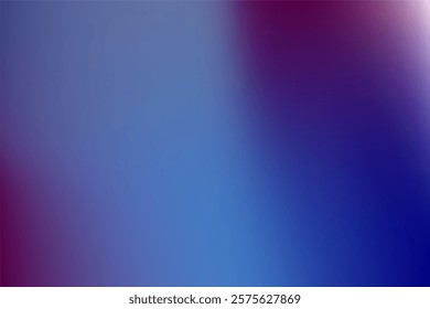 Abstract Gradient With Shades of Blue and Purple in Soft Blending