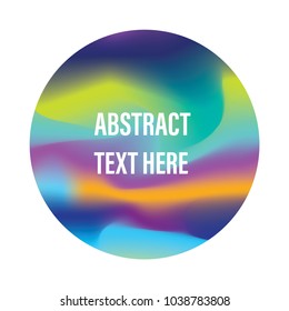 Abstract gradient shape background. Logo template