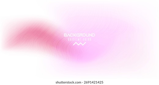 Forma de gradiente abstrata com ruído, gradação de cor granulada embaçada rosa, elemento de design vibrante. Design moderno na moda em vetor EPS 10