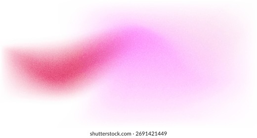 Forma de gradiente Abstractas con ruido, gradación de color granulado borroso rosa, elemento de diseño vibrante. Diseño moderno de moda en Ilustración vectorial