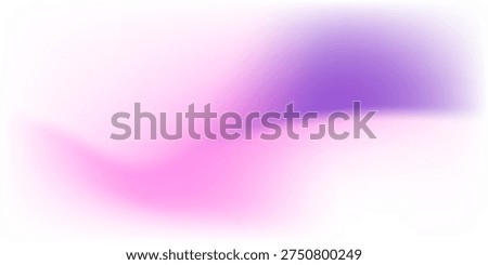 Abstract gradient shape with noise, pink and purple blurred grainy color gradation, vibrant design element eps10