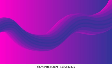 Abstract gradient shape on a purple background