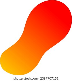 abstract gradient shape vector illustration