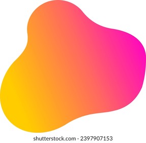 abstract gradient shape vector illustration