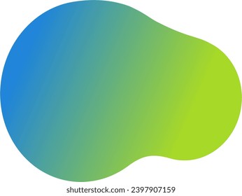 abstract gradient shape vector illustration