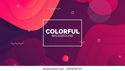 Abstract gradient shapes background vector design in eps 10