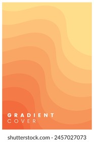 Abstract gradient shapes cover background editable free vector image