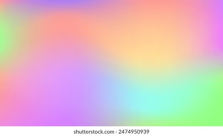 Abstract Gradient. Shiny Multicolor Illustration. Hologram Background. Graphic Cover. Purple Retro Texture. Pop Image. Holographic Background. Cosmos Paper. Pink Abstract Gradient