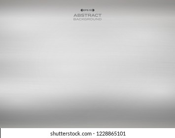 Abstract of gradient silver steel texture background, vector eps10