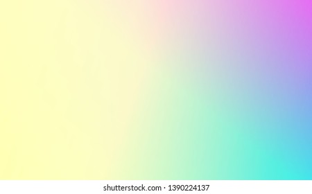 Abstract Gradient Soft Colorful Background. For Your Graphic Design, Banner. Vector Illustration