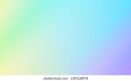 Abstract Gradient Soft Colorful Background. For Your Graphic Design, Banner. Vector Illustration