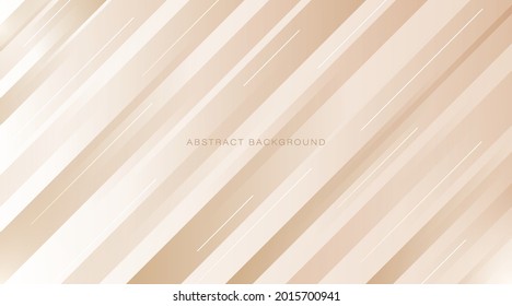 Abstract gradient soft golden lines background. Modern simple diagonal overlap shapes element. Luxury geometric shapes template design. Suit for poster, cover, banner, brochure, flyer