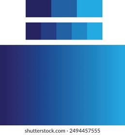 Abstract gradient in the sphere of blue vector 