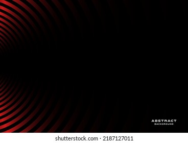 Abstract gradient spiral background for business brochure cover design. Vector and illustration banner poster template, Red Tone.