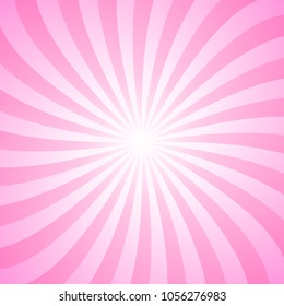 Abstract gradient spiral ray background - vector graphic design