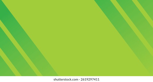 Faixa de gradiente abstrata em plano de fundo verde. Pode ser usado para cartazes, cartões, brochuras, banner. Ilustração vetorial